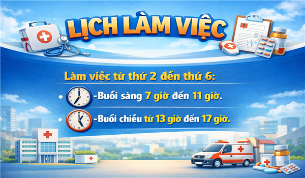 Lịch làm việc