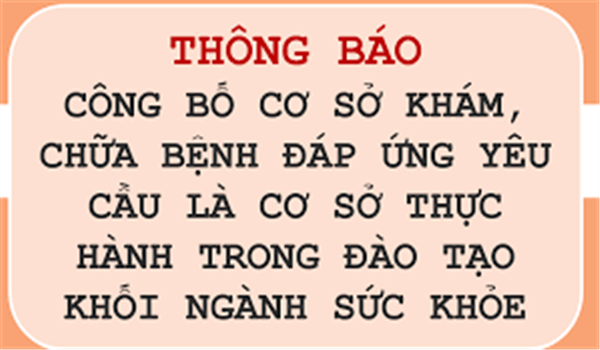 Công bố TTYT Rạch Giá đáp ứng yêu cầu là cơ sở thực hành trong đào tạo khối ngành sức khoẻ